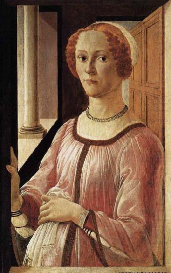 BOTTICELLI, Sandro Portrait of a Lady china oil painting image